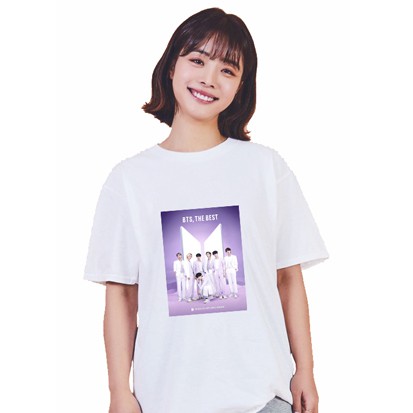 KAOS ARMY BTS THE BEST ALBUM TSHIRT JIMIN SUGA TAEHYUNG V JUNGKOOK COTTON COMBED 24S UNISEX