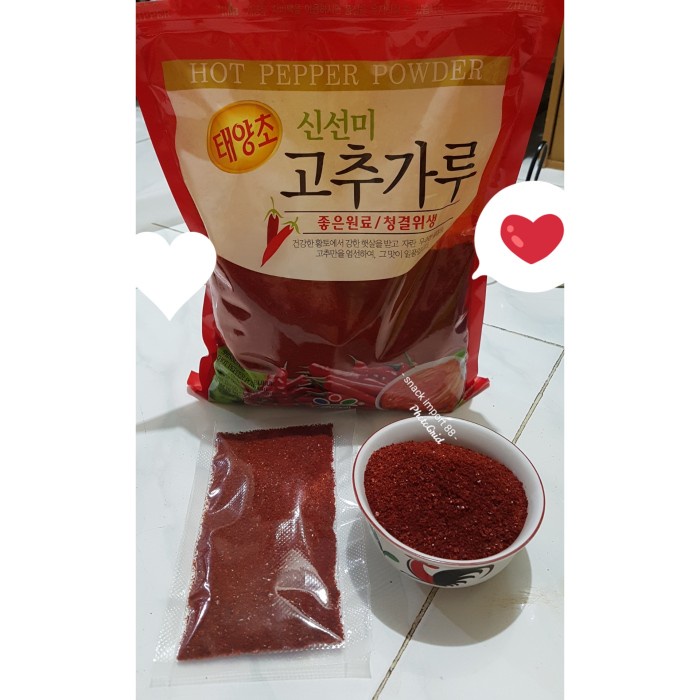 

Sambal-Aneka- Gochugaru Hot Pepper Powder Cabe Bubuk Kasar Korea Repacked 100Gr -Aneka-Sambal.