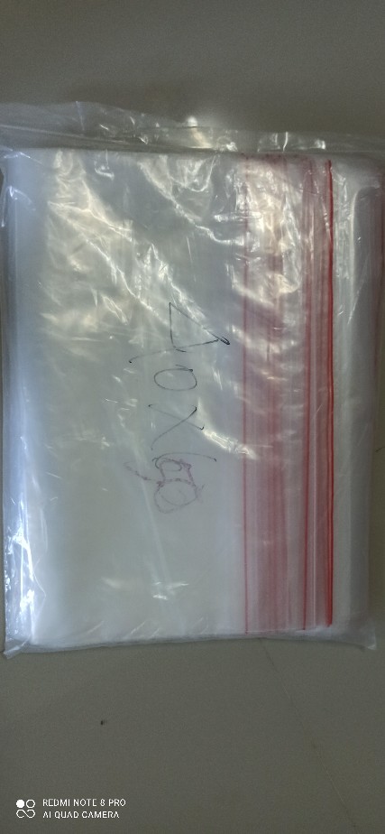 Plastik Klip Bening Transparan Isi 100 Pcs 40x50 Ziplock Zipper Pe