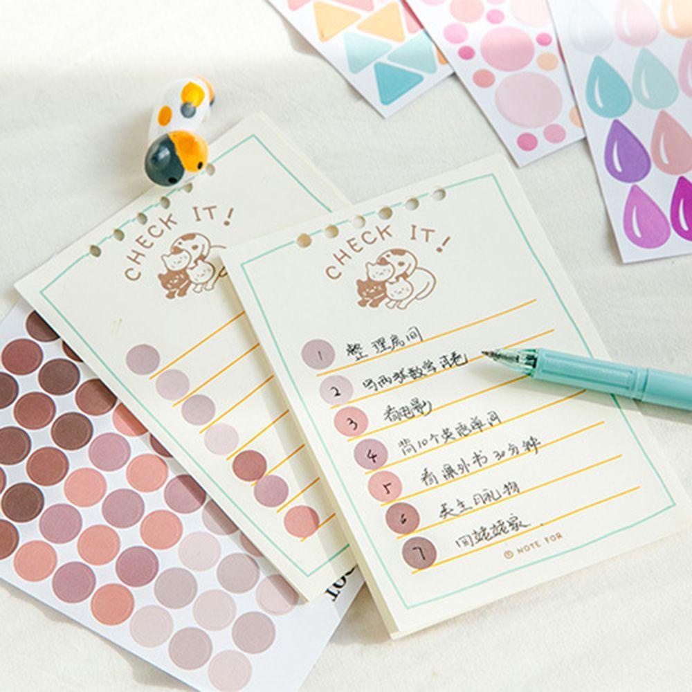 Lanfy Stiker DIY Gambar Tanaman Model Korea Untuk Diary / Scrapbook