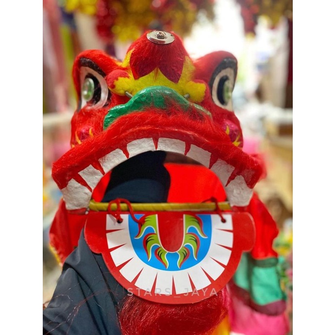 monggo] Hiasan Imlek, Kepala Barongsai, Mainan Anak, Barongsay kecil