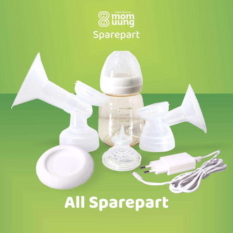 All Sparepart Aksesoris Mom Uung Body Corong / Valve / Diafragma / Charger / Dot / Tutup / Breast Shield / Botol PPSU Original