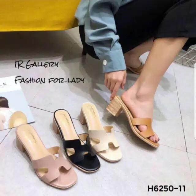ML 22 Sandal hak tahu wanita terbaru 5cm