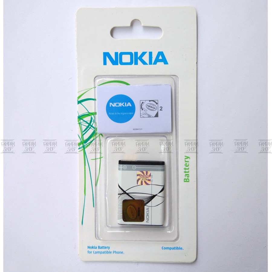 Baterai Nokia BL5B 3220 3230 5200 5300 5500 6020 6060 6070 7260 7360 N80 N90 Batre BL-5B Original