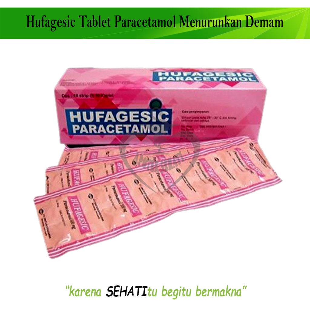 Hufagesic Paracetamol Syrup Tablet Menurunkan Demam