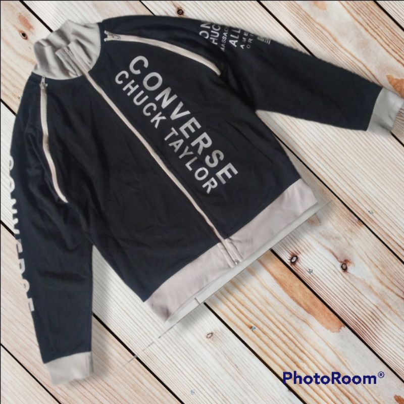 Jaket Tracktop Training Olahraga Converse Second Original Like New