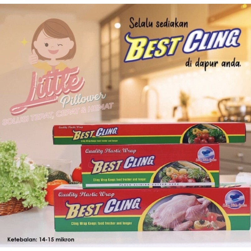 (PLASTIK WRAP) Plastik wrap makanan best cling 30cm/plastik pembungkus makanan