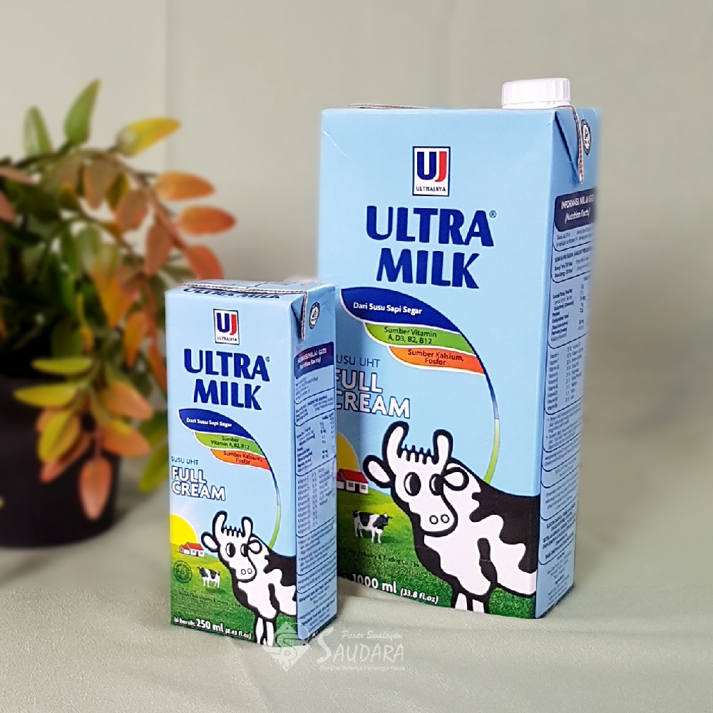 

Susu Ultra Milk UHT 1 Lt /Low Fat Plain/Susu Rendah Lemak /Susu 1000 ML/1 LITER