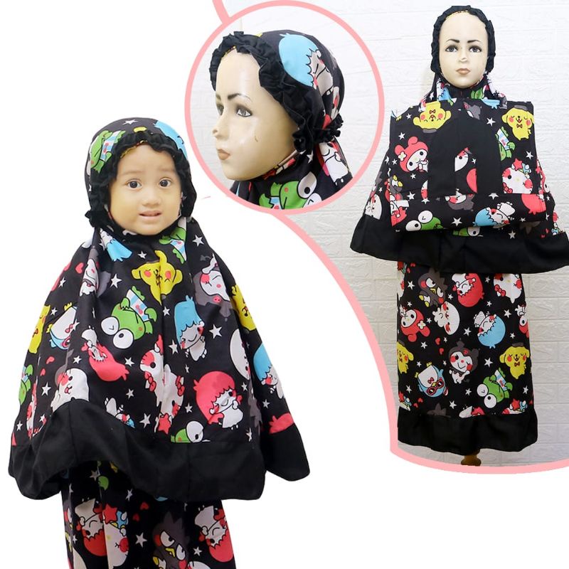 MUKENA ANAK ANAK KARAKTER TAS SAJADAH MUKENA ANAK KATUN MUKENA ANAK KARAKTER MURAH
