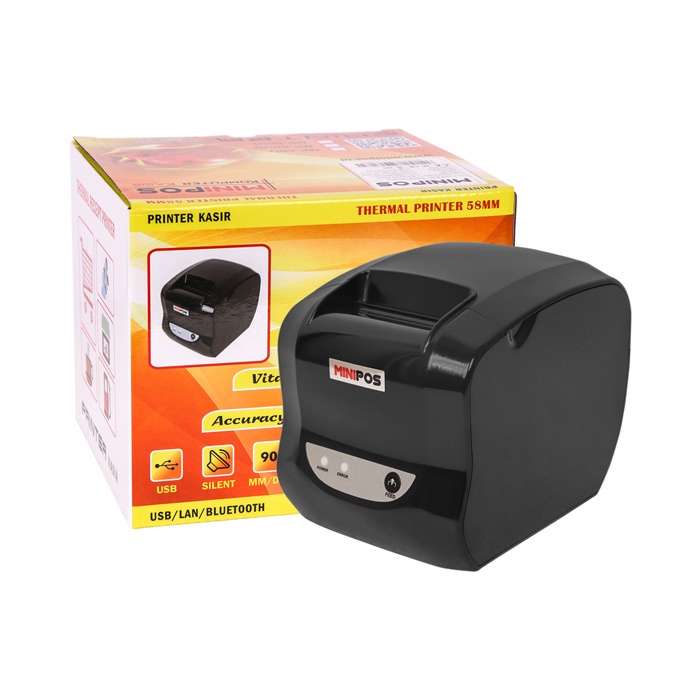 Printer Thermal MINIPOS MP-58U Cetak Struk Kasir 58mm Kabel USB