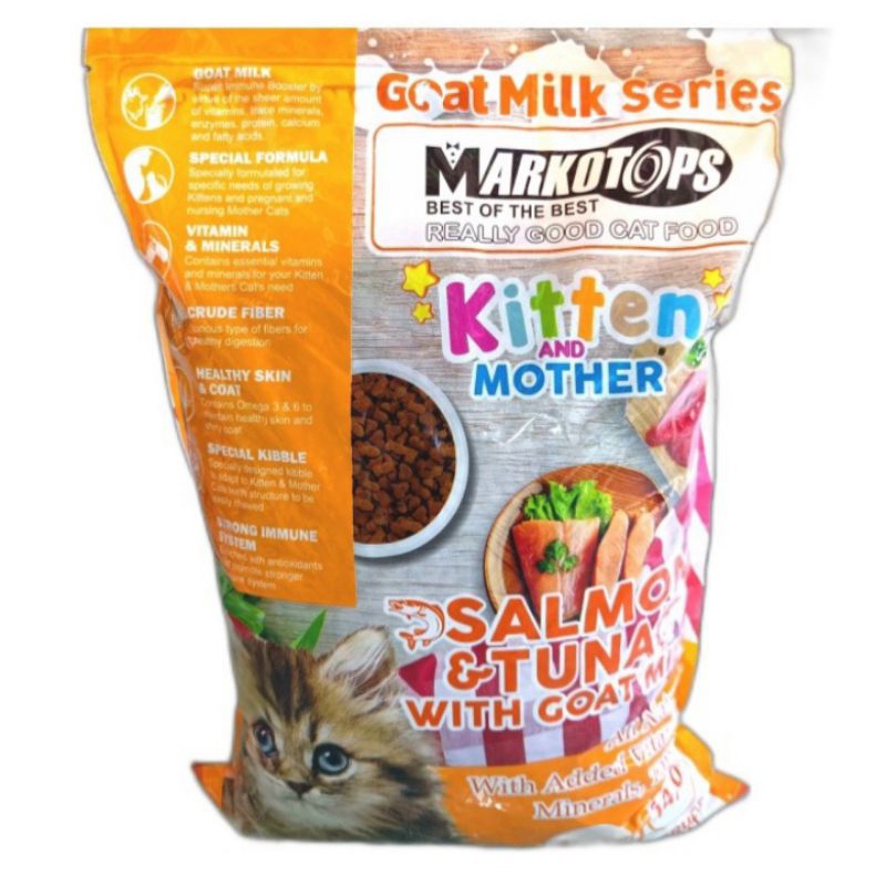 Markotop mother &amp; kitten tuna salmon 1kg repack