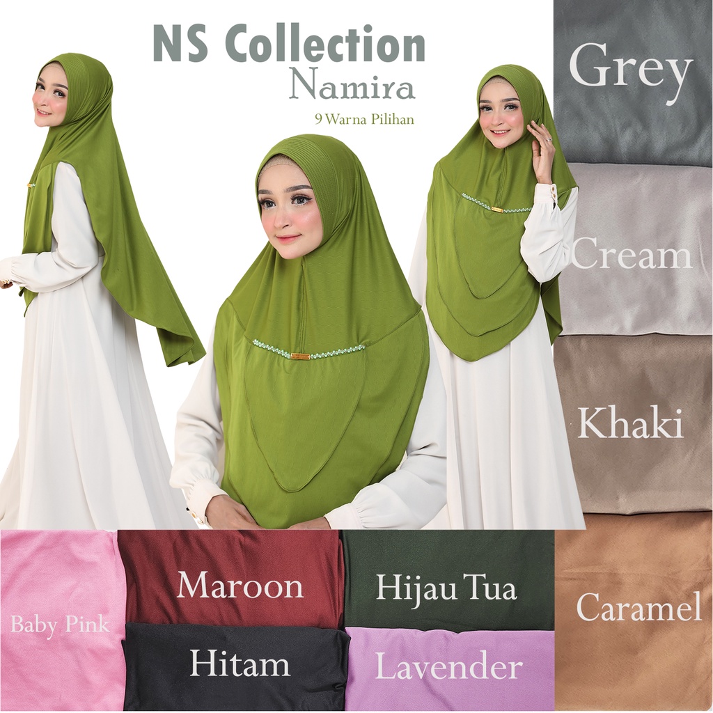 Namira Hijab Khimar Jersey Syar'i Jumbo - NS Collection