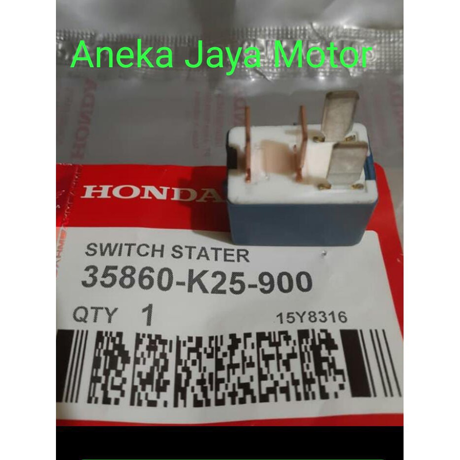 ASLI ORI : Relay rile swit switch stater kaki 4 beat fi scoopy vario fi spacy