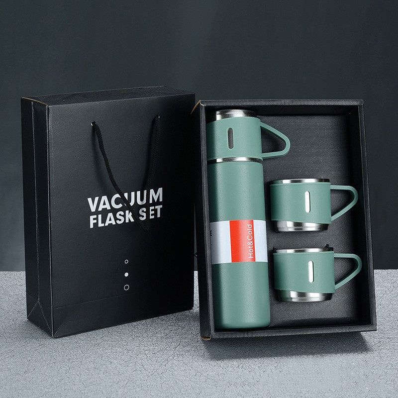 (PROMO) Termos Sultan FREE 2 GELAS / Termos Vacuum Flask Set / Termos Kemasan Gift Box