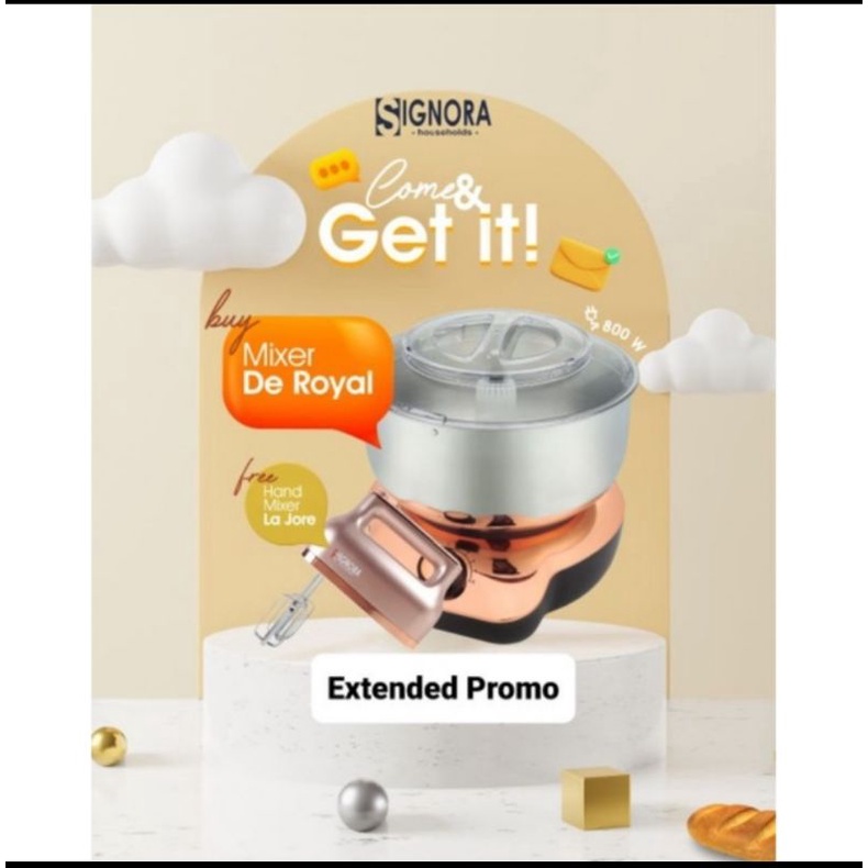 SIGNORA MIXER DE ROYAL/ STANDING MIXER/MIXER WITH BOWL