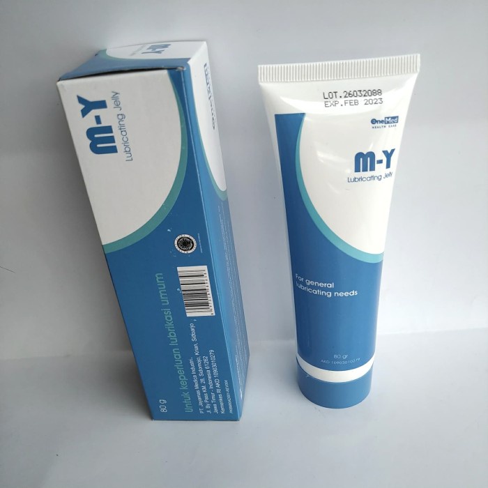 MY Jelly Gel Lubricant / Jel Lubrikasi 80 Gram OneMed