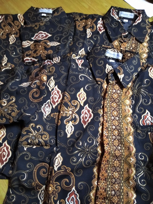 Kemeja Hem Batik Anak Motif Mega Mendung Baju Atasan Kemeja Laki-laki