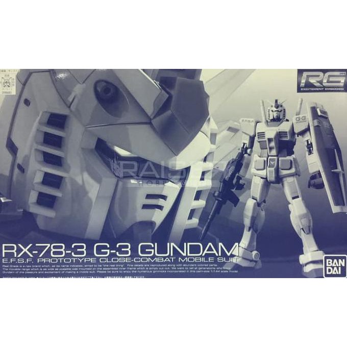 P Bandai Rg Rx 78 3 G 3 Gundam G3 Shopee Indonesia