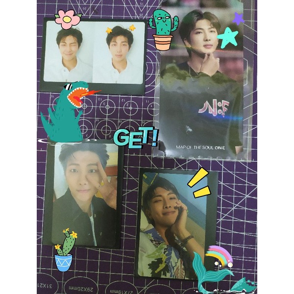 (READY OFFICIAL ) Photocard RM BTS Butter Peaces, Benefit, Tear R dana tiket Hologram
