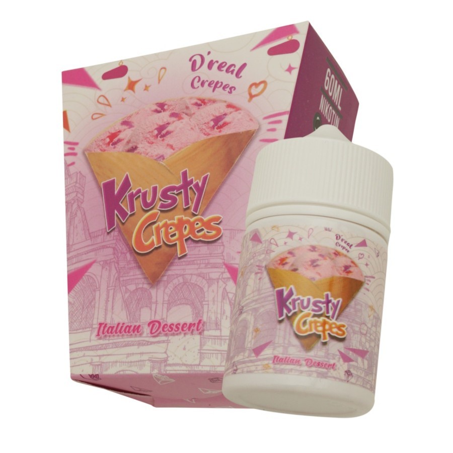 FREEBASE LIQUID AUTHENTIC KRUSTY CREPES SERIES 60ML KRUSTY V1 V2 V3