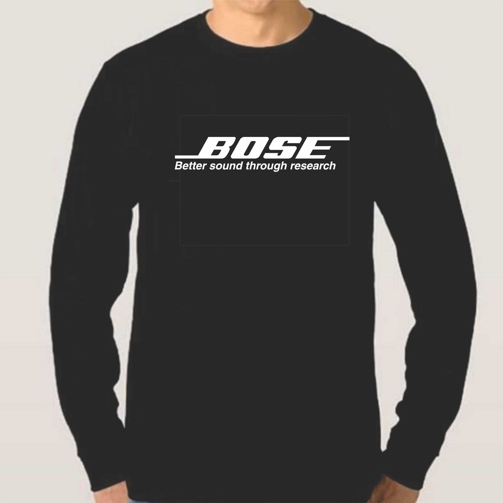 Kaos Lengan Panjang Audio Bose Jumbo