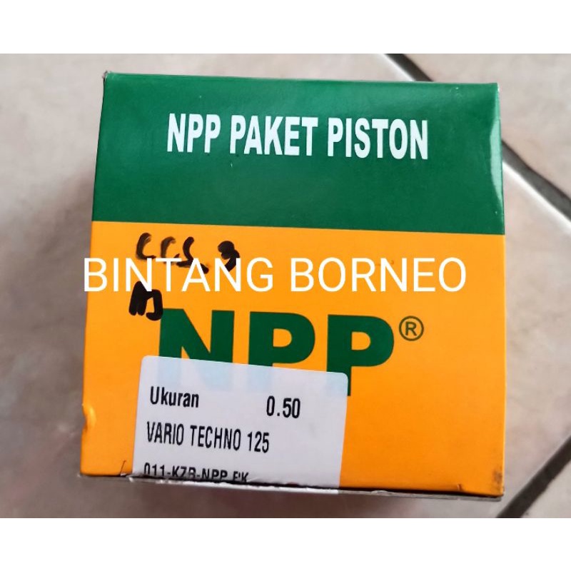 PISTON KIT SEHER PAKET PISTON NPP VARIO TECHNO 125 OS 50