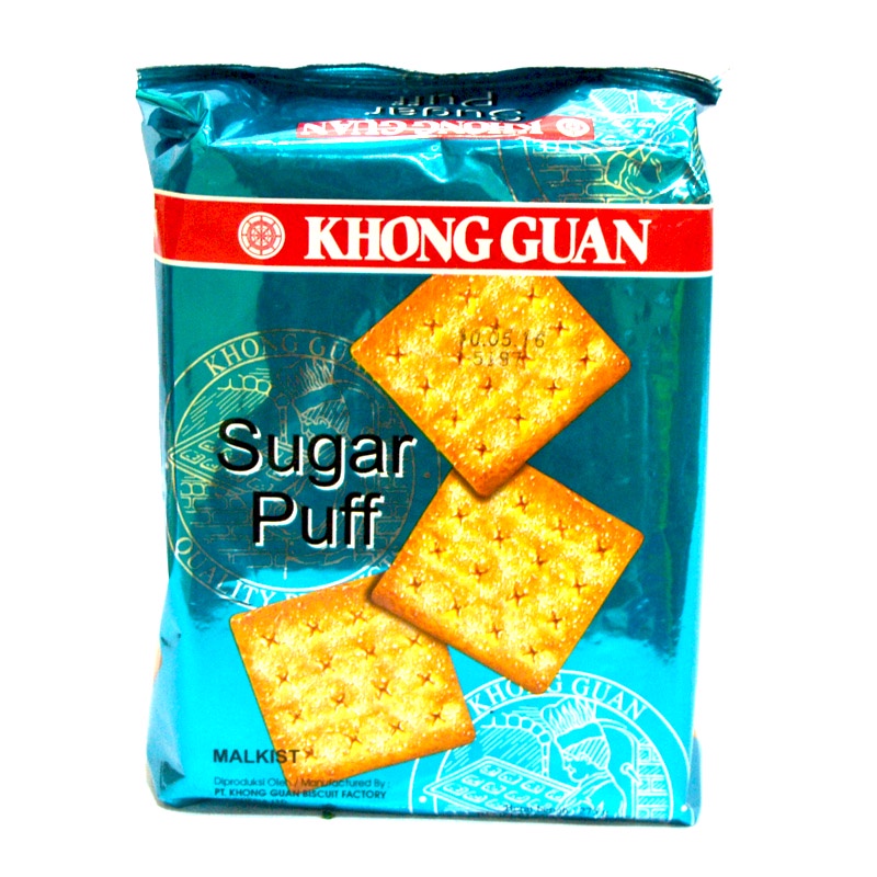 

Khong Guan Biscuit Sugar Puff Biru 300Gr