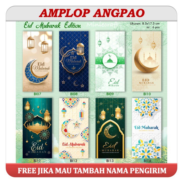 

AMPLOP ANGPAO THR LEBARAN MODEL PANJANG