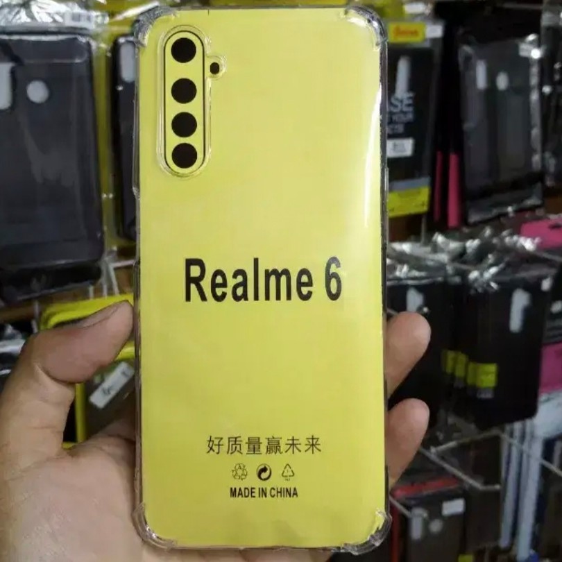 Anticrack Realme 6 6 Pro Silikon SOftcase Case Lembut Lentur Bening Transparan