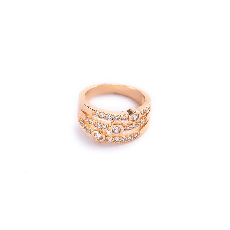 [✅COD] A-77 Cincin Xuping Asli Zirkon Perhiasan Cincin Kawin Xuping Emas-5