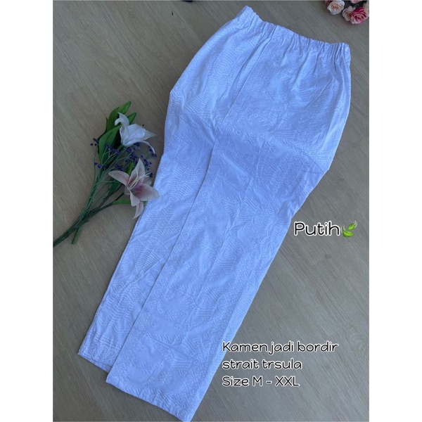 ROK BORDIR TRSULA 1 DAN TRSULA 2-Trisula 2 putih