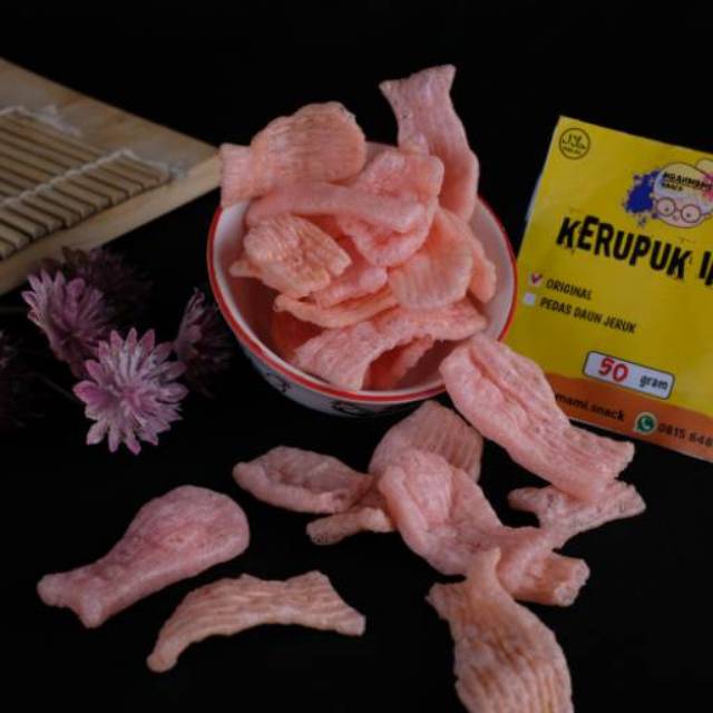 

[ BEST SELLER ] KERUPUK IKAN RASA ISTIMEWA KEMASAN 50 GR