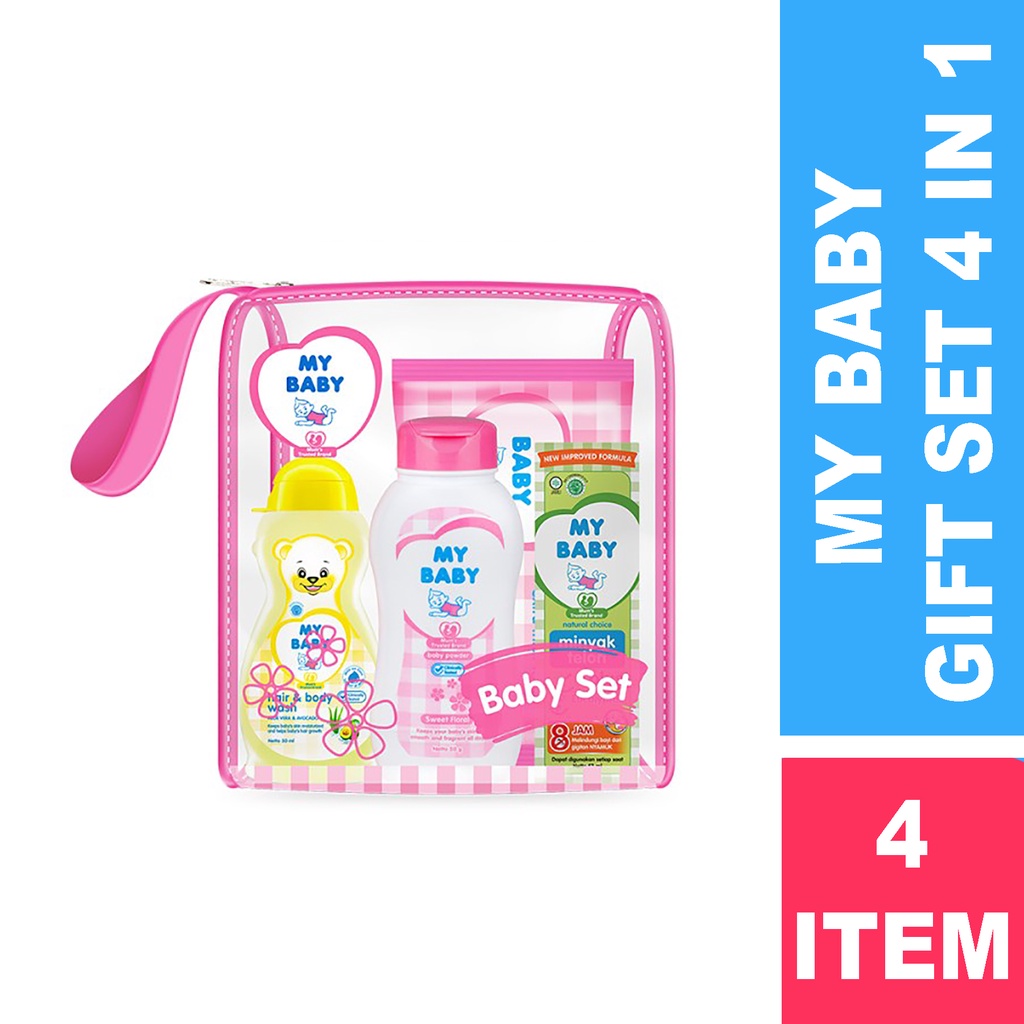 BISA COD My Baby Set Perlengkapan Bayi New Born Soft &amp; Gentle 4 in 1