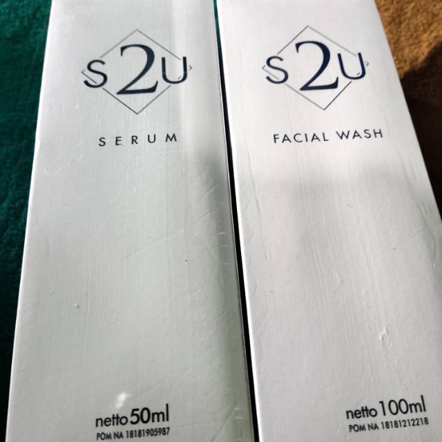 Facial wash dan Serum S2U dijamin Original.