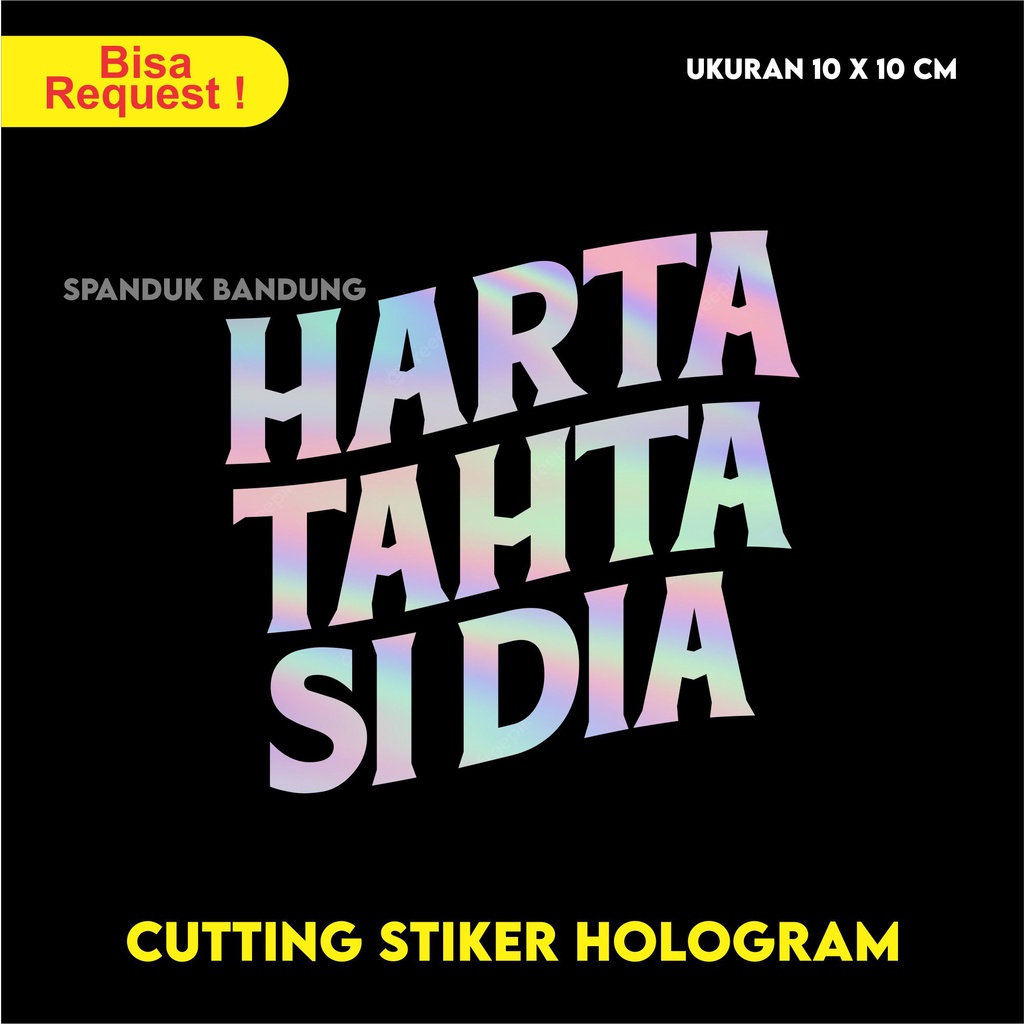 

STIKER CUTTING HOLOGRAM / STIKER HOLOGRAM COSTUM / STIKER HARTA TAHTA COSTUM