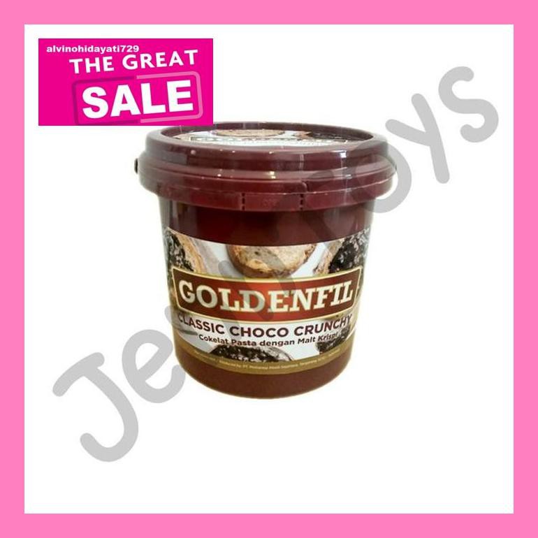 

Al04Nind Goldenfil Selai Coklat Choco Crunchy 1 Kg | Chocolate Crispy Spread - Choco Crunchy