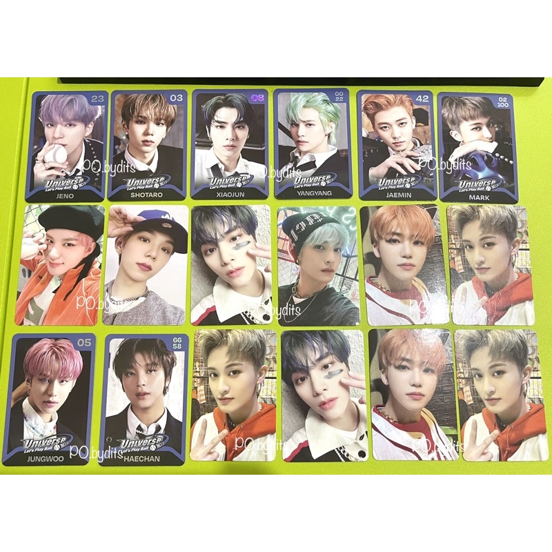 NCT U - UNIVERSE Lets Play Ball Trading Card Photocard PC CONCEPT / PC SELCA VER. SELFIE Let’s PlayB