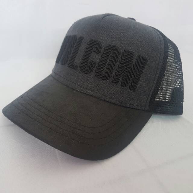 Topi Volcom Script Black Trucker Caps Original