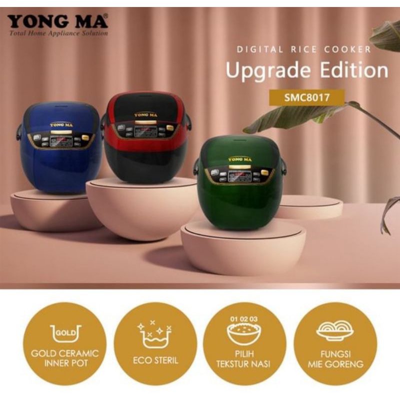 RICE COOKER YONGMA MAGICOM YONGMA SMC-801 / SMC8017 WARNA BARU