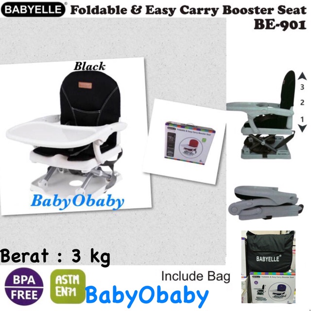 Jual Babyelle Foldable Booster Seat BE 901 / Kursi Makan Bayi Anak