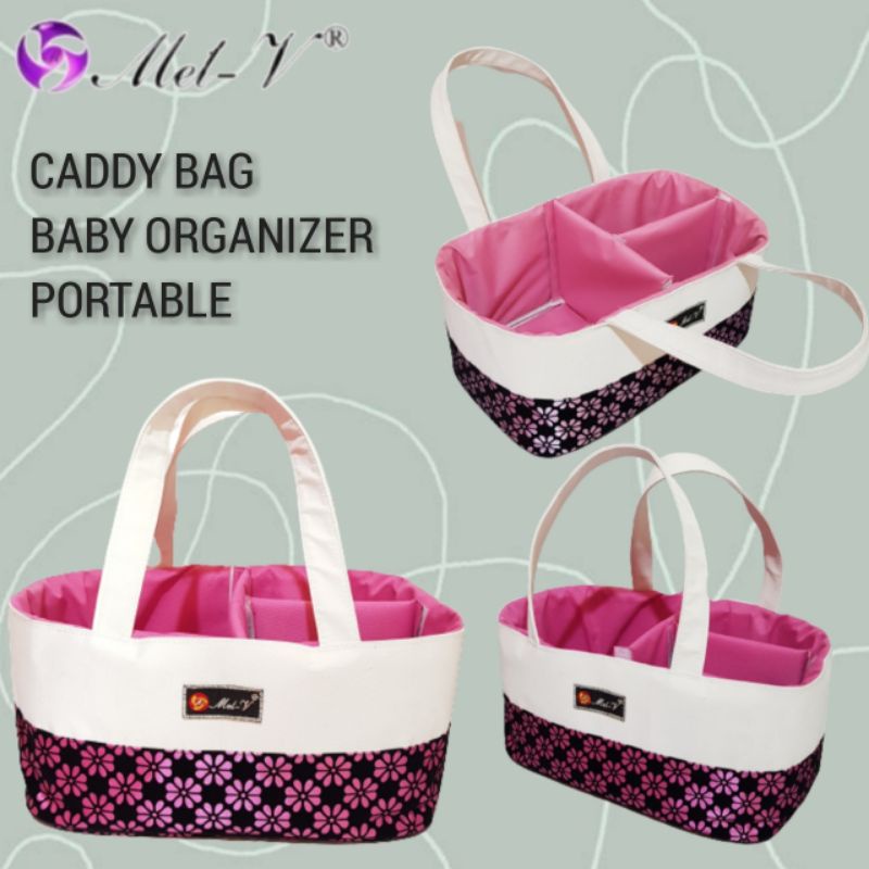 (PAKETAN LENGKAP )   Multipurpose caddy bag baby / Tas Travel Baby  CADDY BAG MEL-V  Art Ck02  Caddy Bag Mel-v Free Cooler bag +pouch + Tissue Cusson