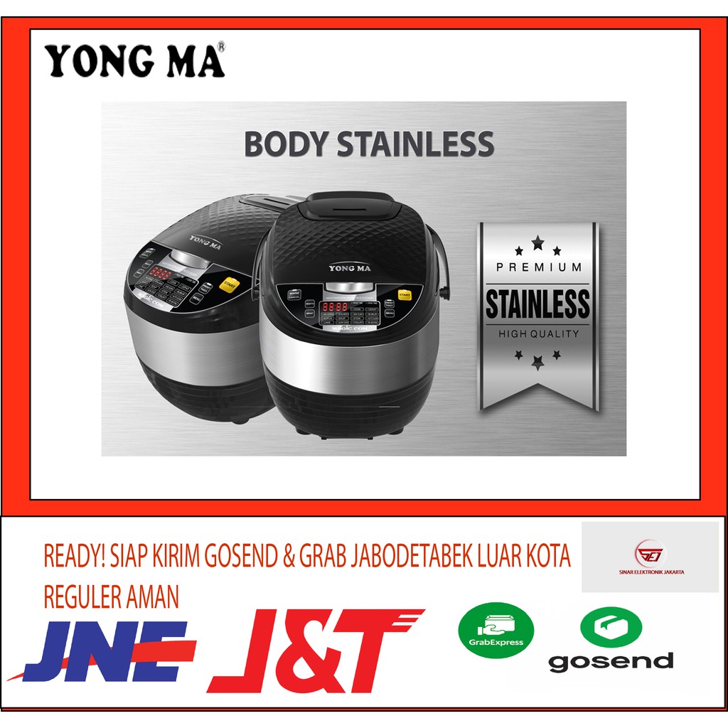 Yong Ma SMC 8027 DIGITAL Magic Com Rice Cooker 2.0 L. Baru Bergaransi Resmi