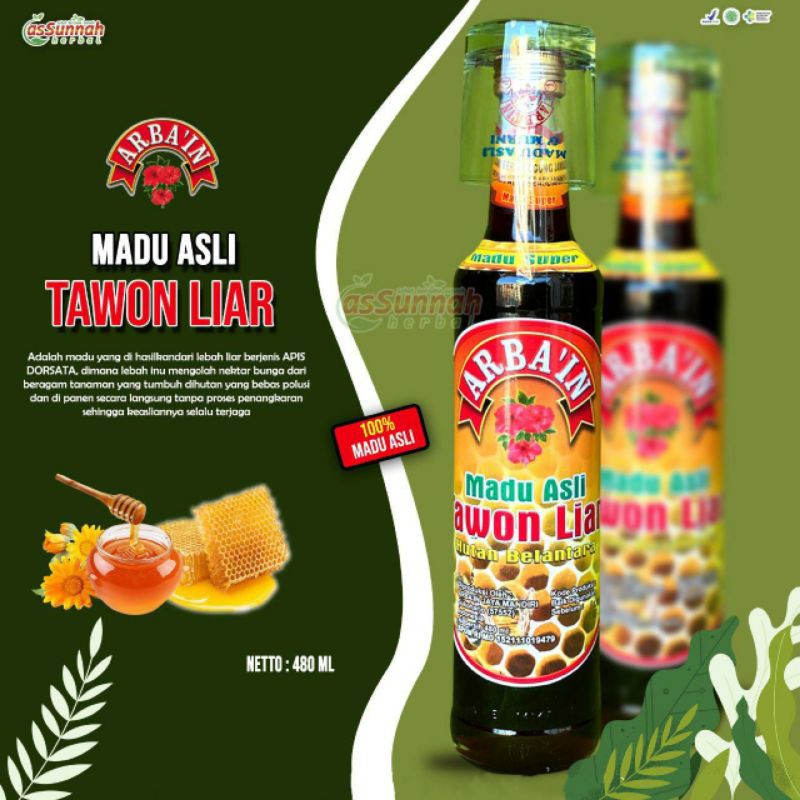 Madu Asli Tawon Liar Arba'in