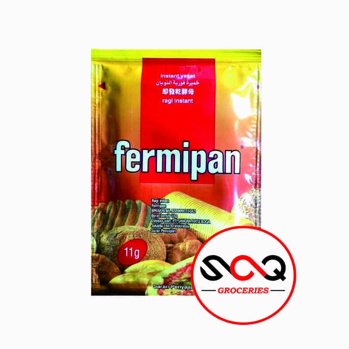 

Ragi Fermipan Sachet 11Gr / Pengembang Kue / Ragi Instan