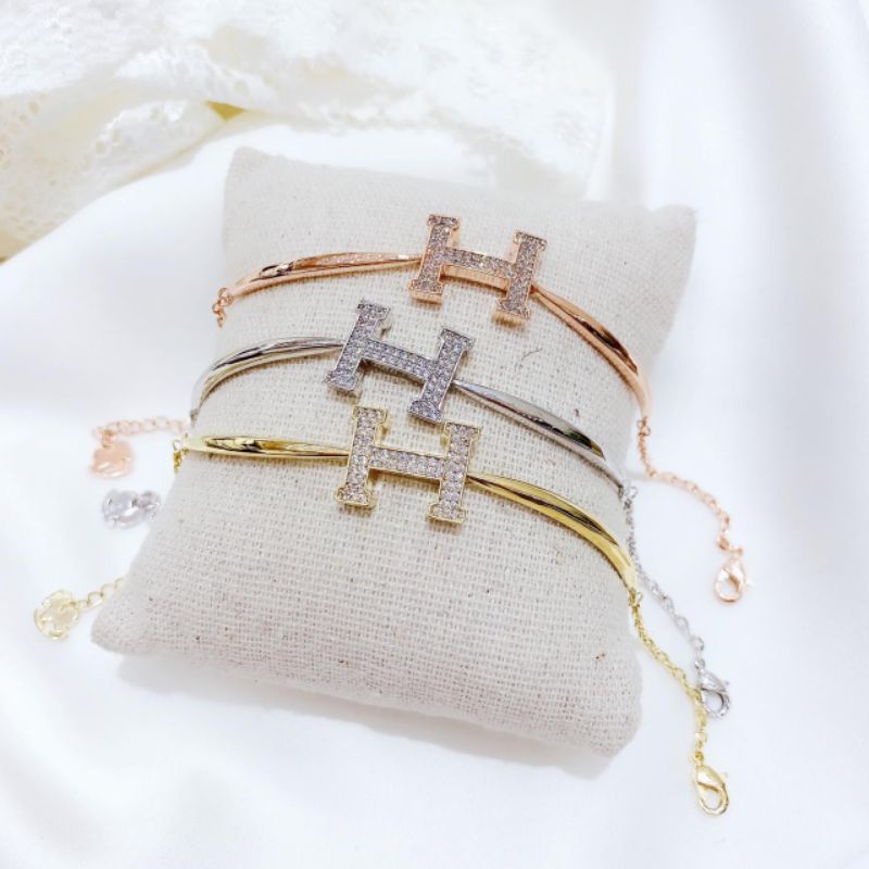 Gelang Silver925 Perak  mata Premium Quality anti karat anti alergi 727