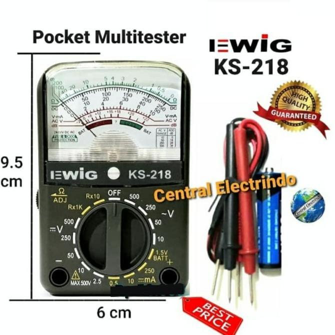 

READY COD Multitester Avometer Analog EWIG KS-218. PROMOKode 2576
