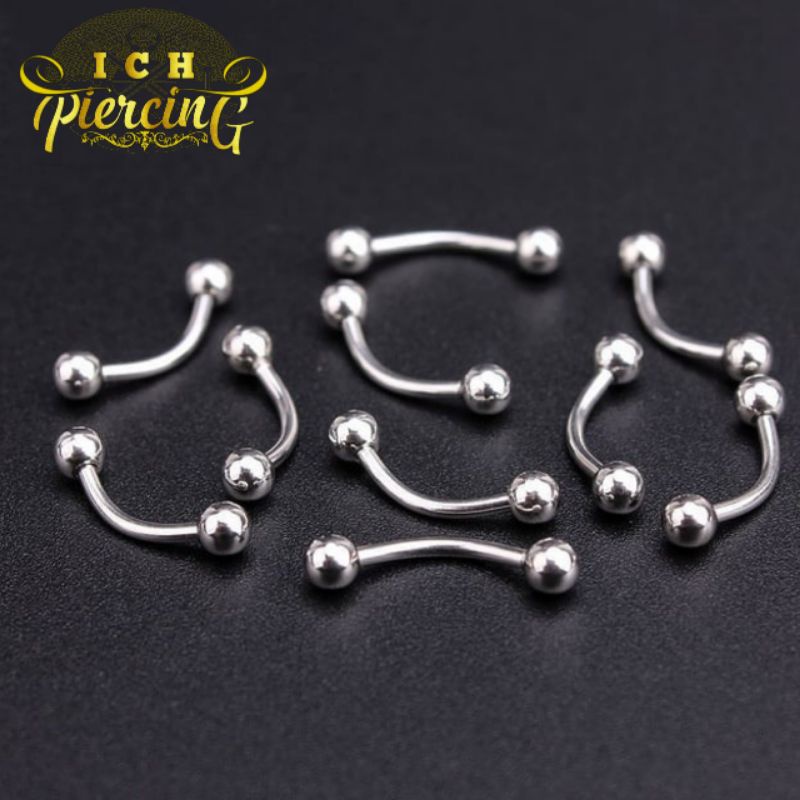 IP-EH anting titanium lobe, upperlobe, tragus, helix