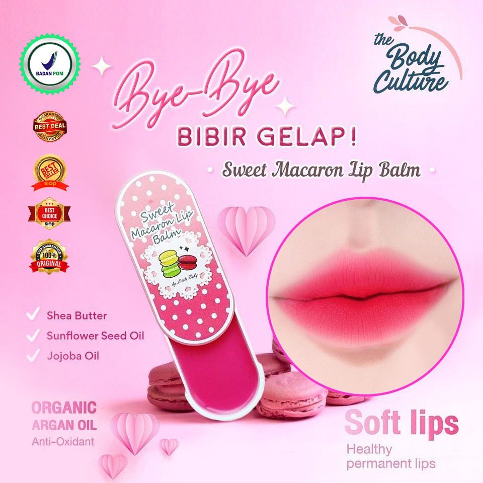 The Body Culture Sweet Macaron Lip Balm