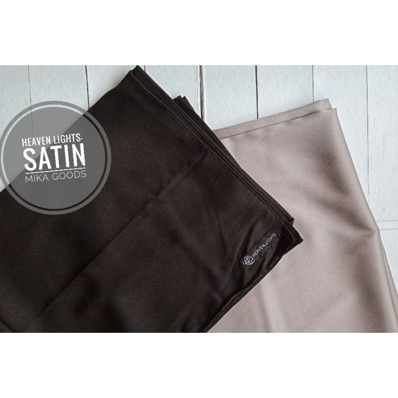 Satin scarf by Heaven Lights (preloved scarf)