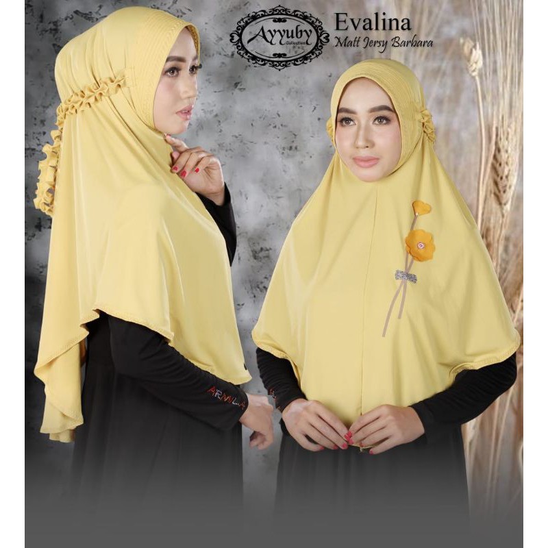 ORI AYYUBY JILBAB KHIMAR ELVINA PAYET ORIGINAL AYUBY AYUBI JUMBO SYARI HIJAB DESVIKA CERUTY MURAH